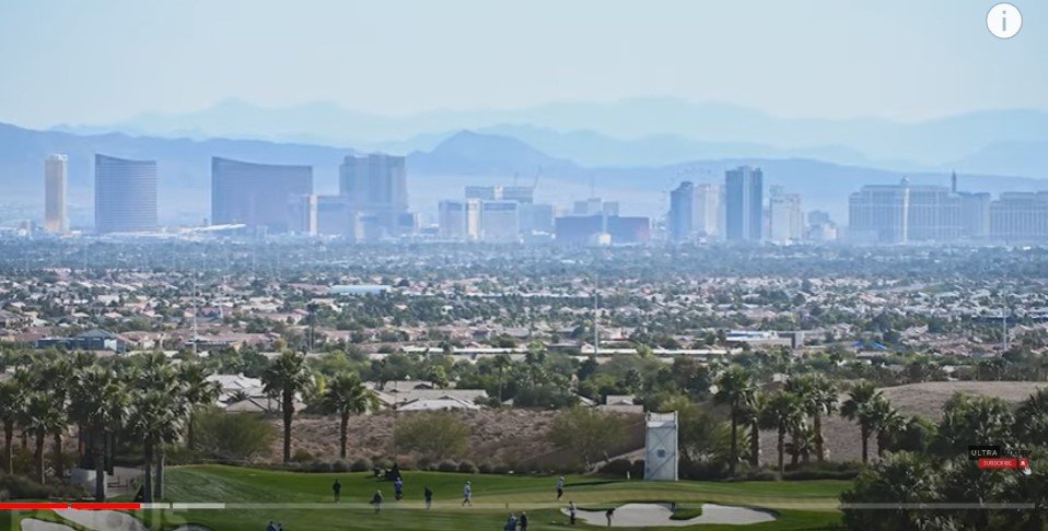 David Goggins spectacular views of LV skyline