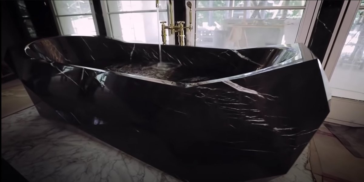 Drake Black Marble bath