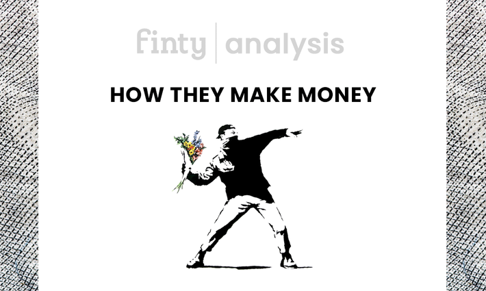 How does Banksy make money?