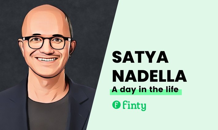 Satya Nadella's daily routine
