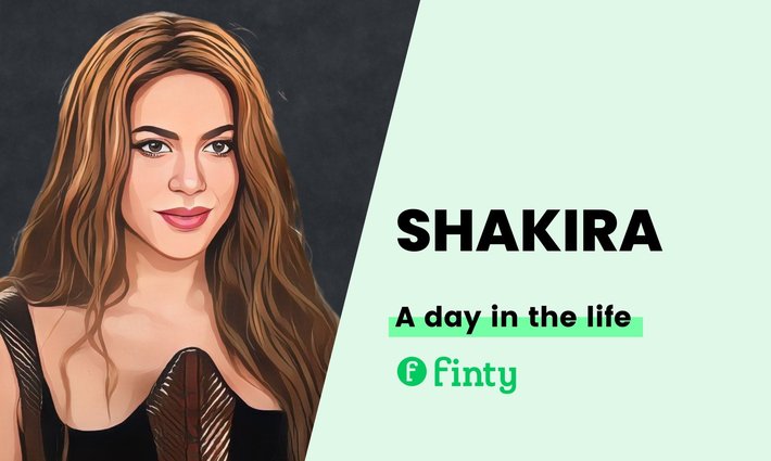 Shakira's daily routine