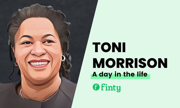 Toni Morrison's daily routine
