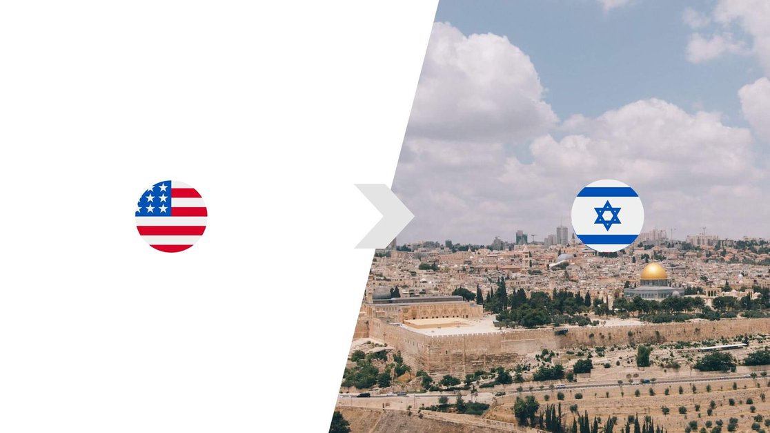 USA to Israel.